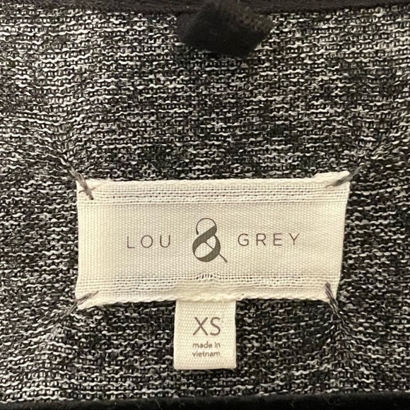 Lou & GRey brushmarl wrap style front jumpsuit stretchy pockets wide leg XS - Picture 7 of 9